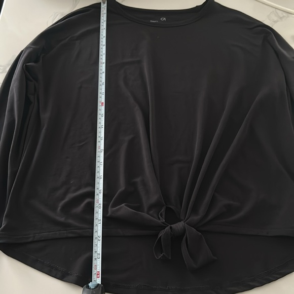 GapFit Breathe Tall Long Sleeve Tie Front Tee - Picture 6 of 9